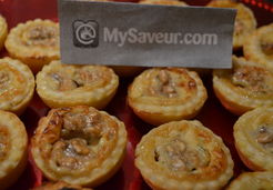 Mini tartelette Roquefort et noix - Laetitia H.