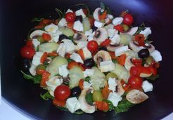 Salade antipasti au vinaigre balsamique - Najwa N.