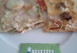 2 pizza rouge et pizza blanche - Isabelle H.