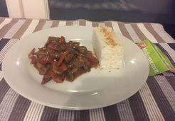 Sauté de boeuf aux légumes à la chinoise - Najwa N.