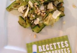 Salade de courgettes au pesto - Aurélie D.