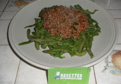 Haricots verts bolognaises - Claudine O.