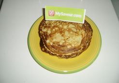 Pancakes au lait d'amandes noisettes - Celine B.