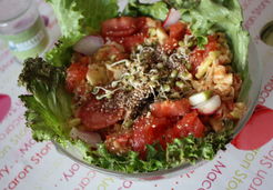Salade de graines germées au poivron - Marina S.