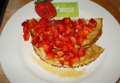 Crêpes aux fraises marinées - Adeline A.