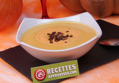 Velouté de courge crème de chorizo - Willy M.