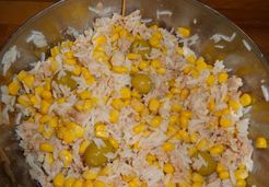 Salade de riz thon et Maïs - Alain R.