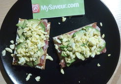 Tartine avocat coppa - Magali G.