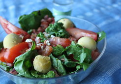 Salade d'épinards aux lardons {Thermomix ou non} - Marina S.