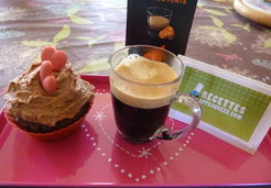 Cupcakes tout chocolat avec Café Royal - Sandrine H.