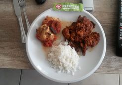 Mijoté de poulet sauce tomate épicée - Ourilie G.