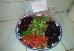 Salade d'avocat aux couleurs de l'été - Touria K.