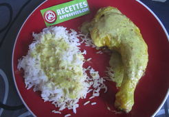Cuisse de poulet au curry - Magali G.