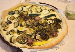 Tarte à la courgette et à la ricotta - Marina S.