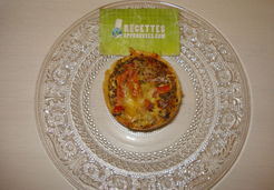 Tartelettes tomates courgettes - Adeline A.