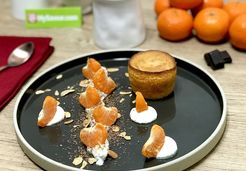 Moelleux mandarines chantilly coco et amandes - LES DOMAINES