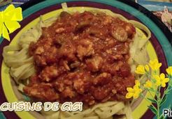 Bolognaise de saumon light - Ghislaine F.