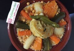 Couscous marocain au bœuf et aux légumes - Najwa N.