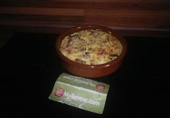 Clafoutis lardons champignons - Christiane C.