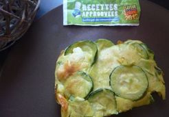 Clafoutis de poireaux, courgettes, chèvre et curry - Alexandra A.