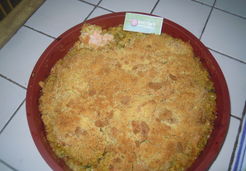 Crumble saumon courgettes - Marie T.