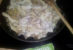 Poulet aux champignons et à la moutarde - Ourilie G.