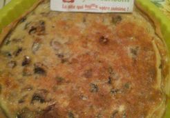 Tarte roquefort et champignons - Marie T.