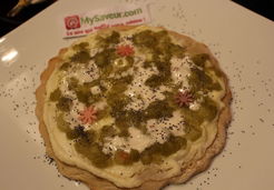 Pizza rhubarbe - Picaline L.