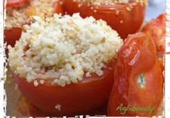 Tomates farcies au couscous et cacahuètes  - Audrey H.