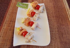 Brochettes de poisson - MILVIA H.