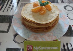 Gâteau de crêpes au mandarine curd - Isabelle C.