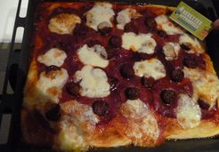 Pizza salami-chorizo - Joy O.