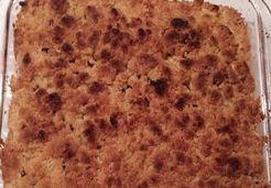 Crumble pommes bananes pépites de chocolat - Marianne M.