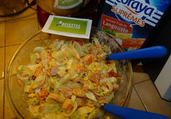 Salade de langouste et chou de chine  - Sandrine H.
