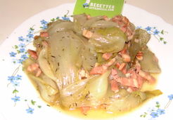 Endives braisées au miel - OLIVIA L.