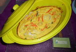 Curry de poisson aux petits légumes en papillote - Katia P.