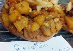 Tartare de pommes gourmandes crues et cuites - Fatouhya Y.