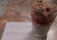 Verrines fraises et abricots - Yassmina E.