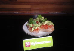 Bruschetta à l'avocat  - Christiane C.