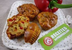 Mini cakes tomate et poivron - Laure G.