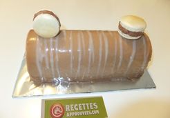 Bûche poire caramel chocolat au lait - Emilie B.