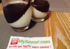 Panna cotta vanille et chocolat - Adeline A.