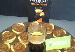 Mini tartelettes au Kinder pour un Café Royal gourmand - Marion P.