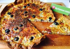 Quiche aux poivrons et aux lardons - Adeline A.