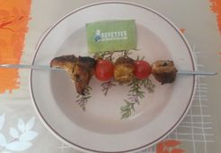 Brochettes de poulet au curry - Aude M.
