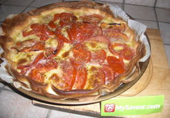 Tarte tomate tapenade - Lucie O.