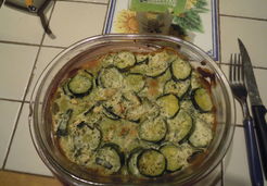 Gratin de courgettes aux ravioles - Marie T.