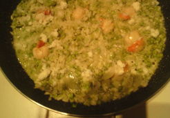 Risotto petits pois et Saint-Jacques - Marie T.