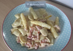 Raviolis poêlés aux asperges - Lucienne C.