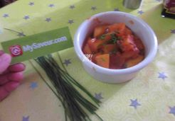 Melon vert sauce tomate - Christiane C.